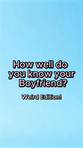 Trivia Questions | How well do you know your boyfriend? Weird Edition! Does she owe you a caniac combo? Comment below what you thought!! 😇 #bfgf #bfgfquiz... | Instagram