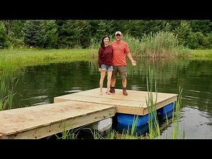 It's FINISHED!!! BUILDING a DIY Floating DOCK at Our OFF-GRID Property (Part 3)
