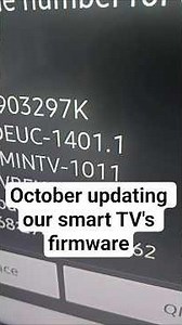 Updating our smart TV's firmware using a USB drive #samsung #tech #techtok #smarttv #softwareupdate