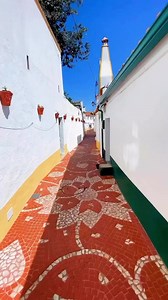 Follow the Red Brick Road 🧱🇵🇹❤️ Alentejo’s famous red brick road is located in the town of Nisa, in Alto Alentejo (northern Alentejo) . The street name is Rua de Santa Maria and it is lined with red clay bricks, as a tribute to the red clay pottery heritage of Nisa . The red clay brick road spans for a about 100 meters in length and it’s surrounded by white washed houses, forming a picturesque at image of Alentejo. 📍Rua de Santa Maria, Nisa 🎥 by @francisferrer77 #alentejo #visitalentejo #ni