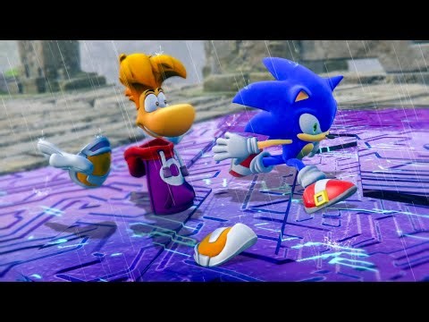 Playable Rayman in Sonic Frontiers