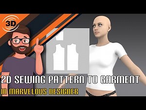 Using Sewing Patterns in Marvelous Designer