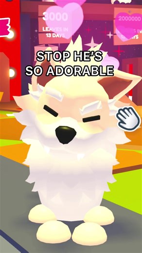 I can’t i need a mega #adoptme #direwolf #new #update #fyp | adopt me