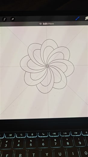 How to use symmetry in procreate.