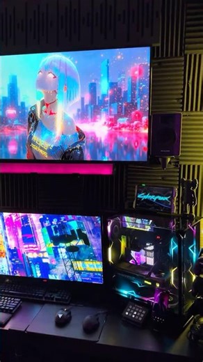 INSANE Cyberpunk Edgerunners Gaming Setup ⚡️ #shorts