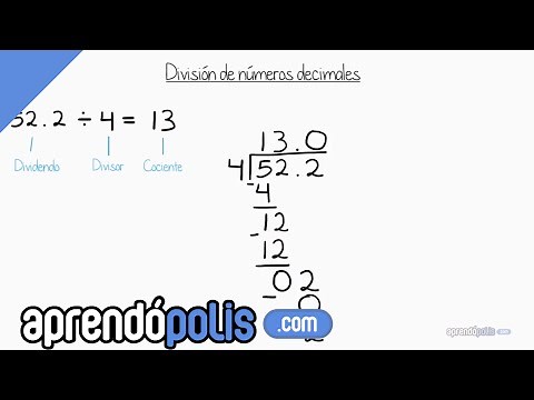 División de números decimales