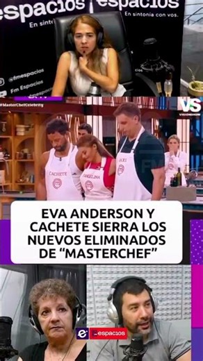 😱 Evangelina and Cachete eliminated from #MasterChef