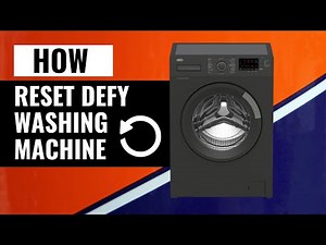 How To Reset Defy DAW384 Front loader Washing Machine