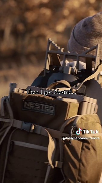 Used to pack in with too much and was very sloppy… Not anymore @Nested Treestand Systems #packin #getmobile #hunter #bowhunting