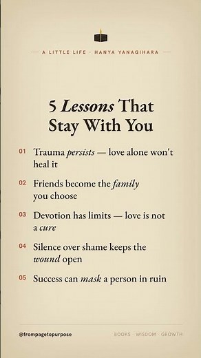 A Little Life Book Summary: 5 Lessons That Stay With You