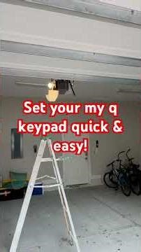 Chamberlain my q keypad reset fast!