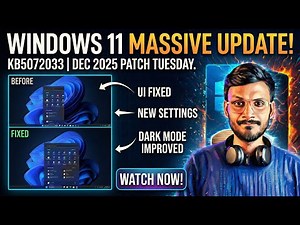 What's New in Windows 11 December 2025 Update KB5072033 ?