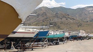 Boats pulled from Great Salt Lake marina as level nears record low