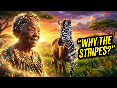 How the Zebra Got Its Stripes 🦓 | Story Told by an African Grandma