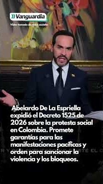 Gobierno establece nuevas disposiciones sobre protestas: Así fue la firma del Decreto 1525 de 2026