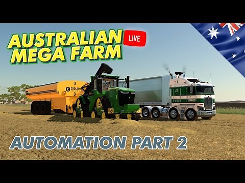 🔴 Australian Mega Farm - LIVE - As Chosen By You - Farming Simulator 22
