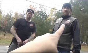 Karen Starts Trouble With Hells Angels In Front Of Their Compound!