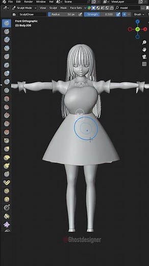 Blender Sculpting Trick: Sculpt Multiple Objects Without Joining! (Alt + Q Shortcut)