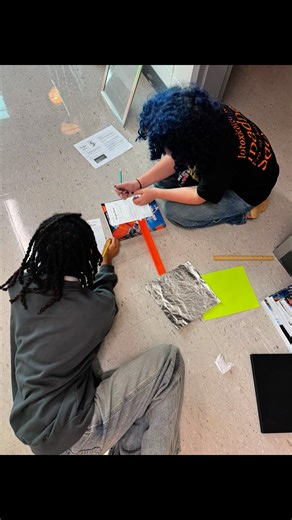 🚀🐉✨ 8th graders in science put friction to the test! Students raced their dragons 🏁🐲 across different surfaces (smooth, rough, and everything in between!) and calculated the average distance traveled. 📏📊 Science dragons = epic learning fun! 🔥⚡🧪 | Beech Springs Middle School