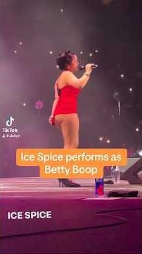 Ice Spice performs as Betty Boop