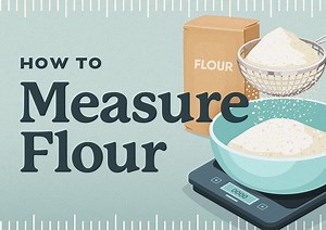 Measuring Flour for Baking