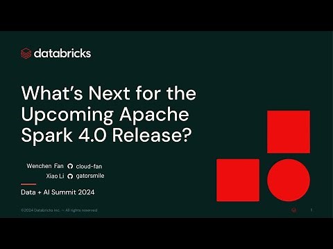 What’s Next for the Upcoming Apache Spark 4.0?