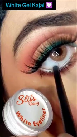 White Gel Kajal by Sliss Beauty: Order Now