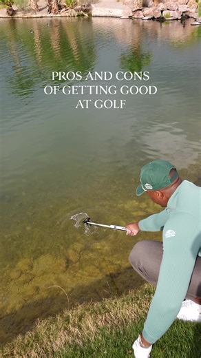 Pros and Cons of getting good at golf.