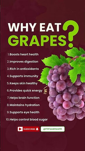 Why Eat Grapes? 10 Powerful Benefits For Heart, Skin & Brain Health