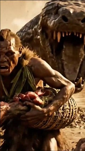 Life Million Years Ago | Primitive Man vs Ancient Titan Python #prehistoriclife #earlyhumans