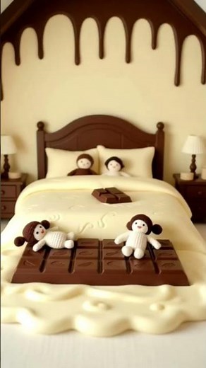 “Chocolate Bed Room | Dreamy Chocolate-Themed Bedroom Design 🍫✨”
