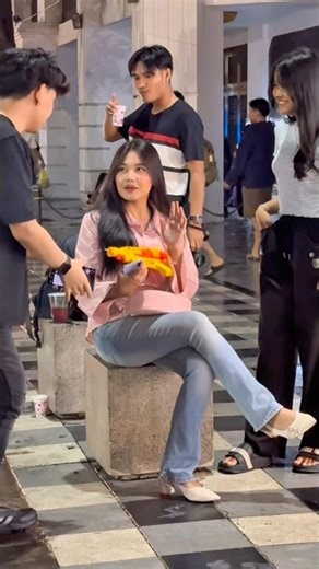 Water gun prank very panicked #viralvideo #viralshort #trendingshorts