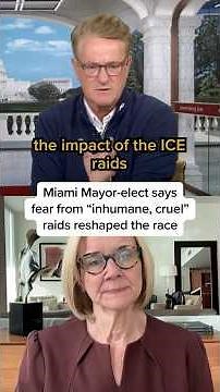 Miami Mayor-elect says fear from 'inhumane, cruel' raids, reshaped the race