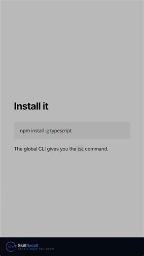 Set Up TypeScript In Under A Minute