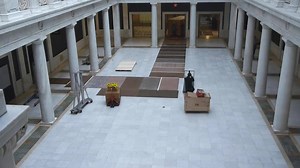 Watch this time lapse of 20 hours of installation work! Putting the finishing touches on "Ai Weiwei: Circle of Animals/Zodiac Heads" in our Hall of Architecture. The exhibition opens TOMORROW. | Carnegie Museum of Art
