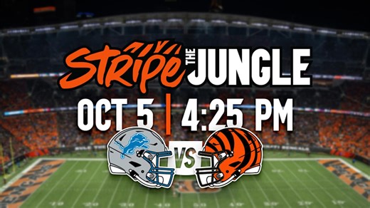 Stripe the Jungle Returns on Oct. 5 Against Lions