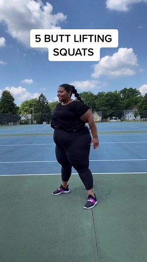 5 Butt Lifting Squats Workout for Plus Size Women