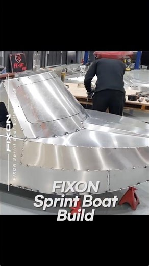 스프린트 보트 하부 선체 용접 | 바깥쪽 바닥 작업 | FIXON