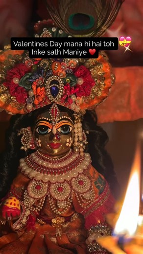 Atul Krishna on Instagram: "Valentine’s Day ka toh patani. Par hamara Prem to Sri Krishna hi hai . Happy Krishna Valentine Day ♥️ I don’t know about valentines day, but i do know, LOVE simply means : Sri Krishna 💜 What is LOVE for You ? Apke ke liye Prem kya hai. Bataiye. Duniya se Dil 💌 lagane ka matlab hai, dhoka hi Dhoka. ek baar, Sirf Ek bar Sri Krishna se Prem karke dekhiye. Aap kabhi nirash Nahi honge. Sending lots of Prayers , Love & Bhakti Power ⭐️ Happy Krishna Valentine’s Day 😘 AK"