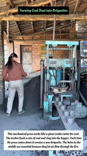 Turning Coal Dust into Briquettes