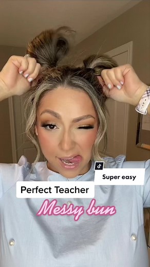 Easy Messy Bun Tutorial for Work and Beyond