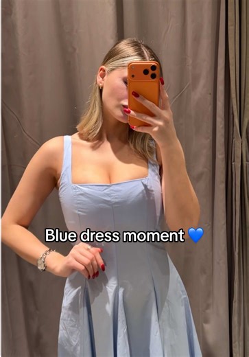 Such a beautiful color… 💙 Code: 2372/152/406 #zara #zaradress #zarahaul #zaraoutfit #zaranewin