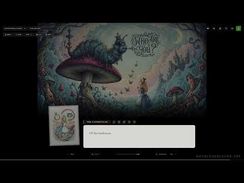 Alice in Wonderland: Visualized with AI Art