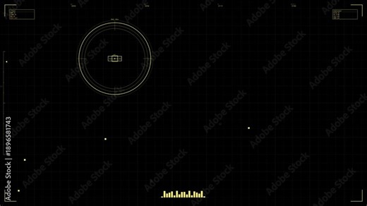 Military hud interface for war and sci-fi animations providing essential data and overlays for immersive visual experiences