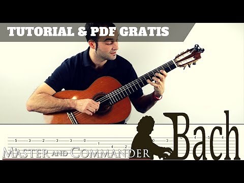 BACH CELLO SUITE N. 1 | TUTORIAL + PDF GRATIS | TABS | B.S.O. Master & Commander