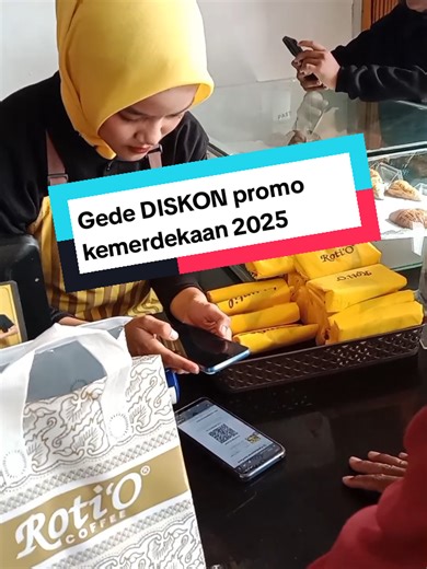 beli disini lagi promo kemerdekaan 2025 Cek buruan pake hemat keluarga #rotio #promomakanmerdeka #rotiosubang #rotioindonesia