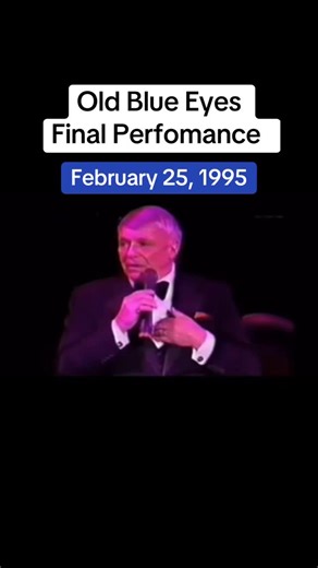 Celfo Music Industries on Instagram: "Frank Sinatra's final public performance was a six-song set on February 25, 1995, at a private gala for the Frank Sinatra Desert Classic golf tournament in Palm Desert, California #franksinatra #myway #oldblueeyes"