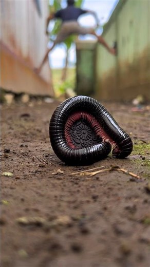 Calisthenics, The millipede demonstrates its skill, just as this man demonstrates his#shortvideo