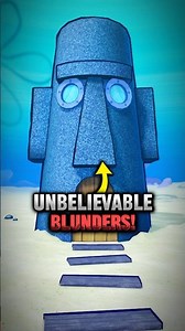 These SpongeBob Goofs Are the Ultimate Spot The Mistake Challenge! 🤪 #spongebob #mistakes #shorts