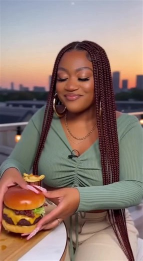 Burger so good makes you wanna sing